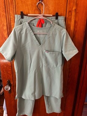FIGS Sage Green Scrub Set